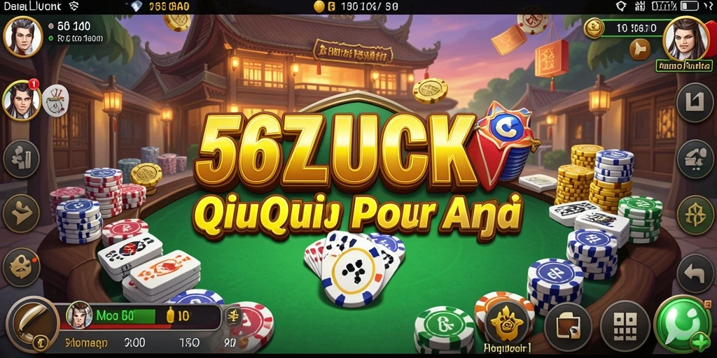 Screenshot menampilkan aksi seru dalam permainan QiuQiu.