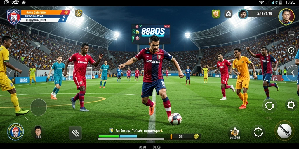 Screenshot gameplay yang menarik dari 88BOS, menampilkan adegan pertandingan yang mendebarkan.