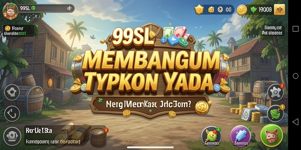 Screenshot gameplay 99SL menunjukkan manajemen bisnis yang seru.