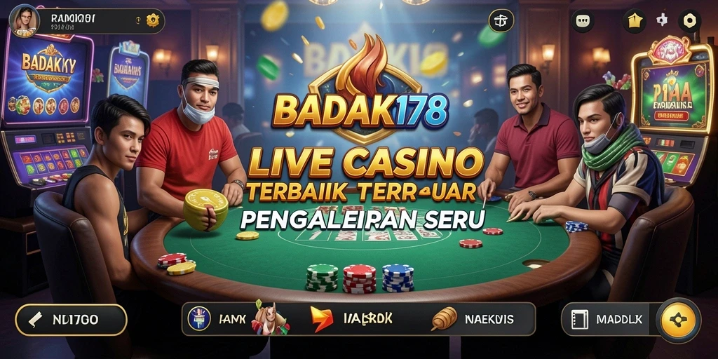 Tampilan gameplay Live Casino yang menarik dan interaktif.