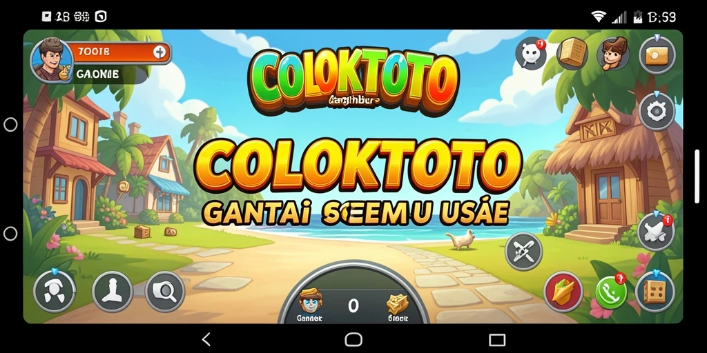 Gameplay seru dan interaktif COLOKTOTO yang penuh warna.