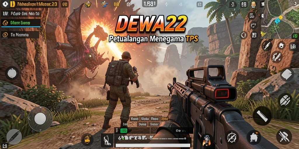 Tampilan gameplay seru dari DEWA22 dengan aksi menegangkan.