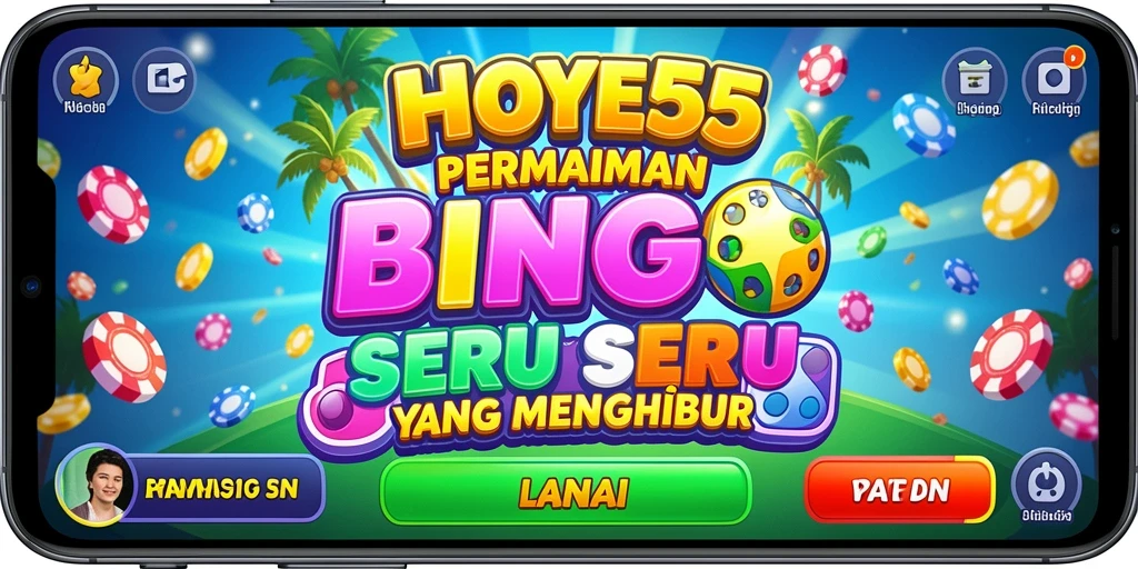 Tampilan screenshot HOYE55 menampilkan keseruan permainan Bingo.