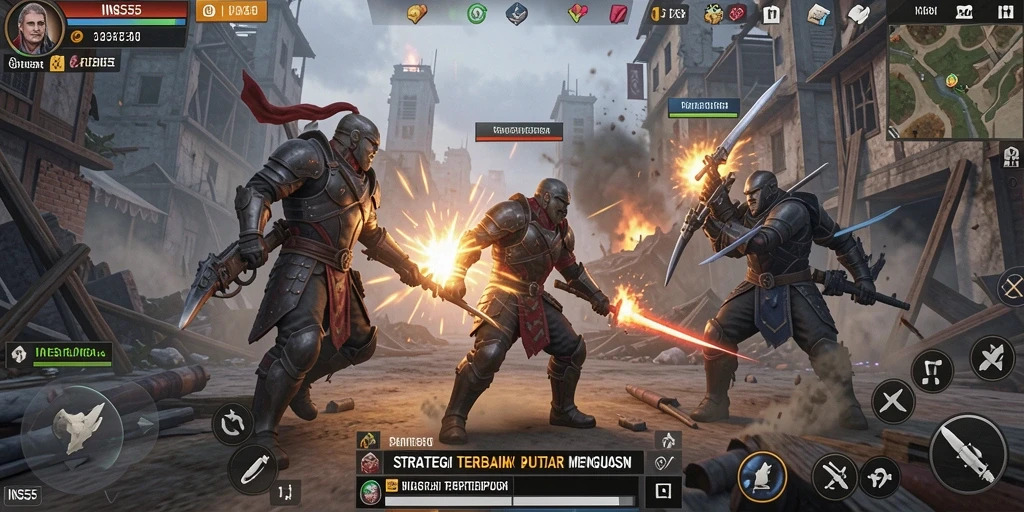Melihat aksi mendebarkan dalam gameplay Strategi INS55.