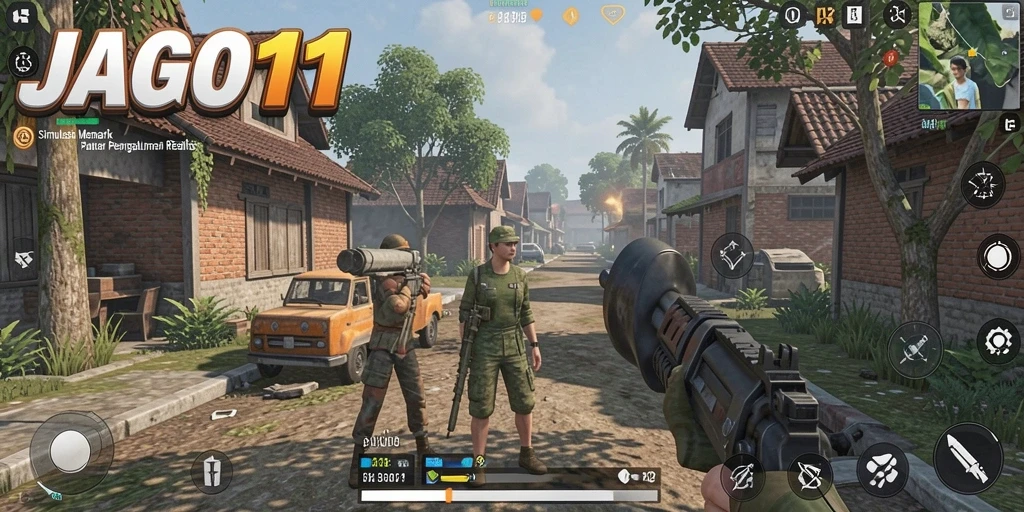 Tampilan gameplay menarik dan interaktif dari JAGO11.