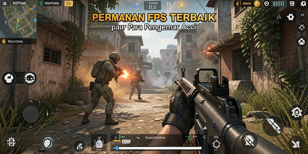 Screenshot gameplay KEPO66 menunjukkan aksi pertarungan yang intens dan seru.