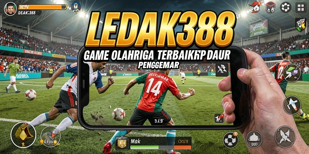 Tampilan gameplay yang menegangkan di LEDAK388.