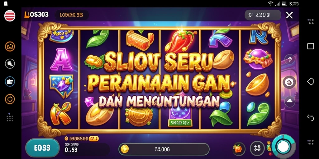 Tampilan gameplay Slot LOS303 yang menegangkan dan penuh warna.