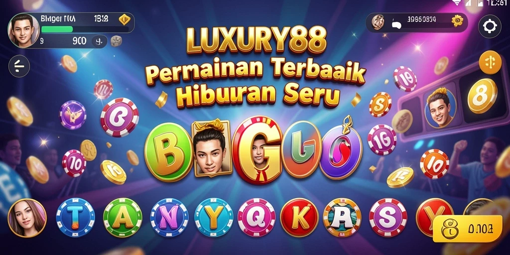 Screenshot gameplay LUXURY88 yang menampilkan keseruan permainan Bingo.