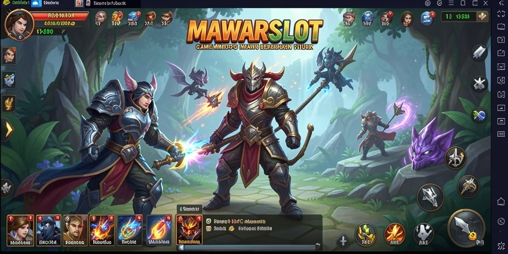 Tampilan gameplay seru di dunia MAWARSLOT yang penuh aksi.