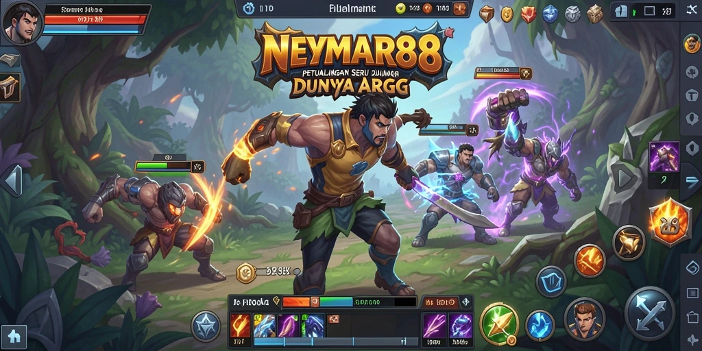 Tampilan menarik dari gameplay petualangan ARPG yang mendebarkan.