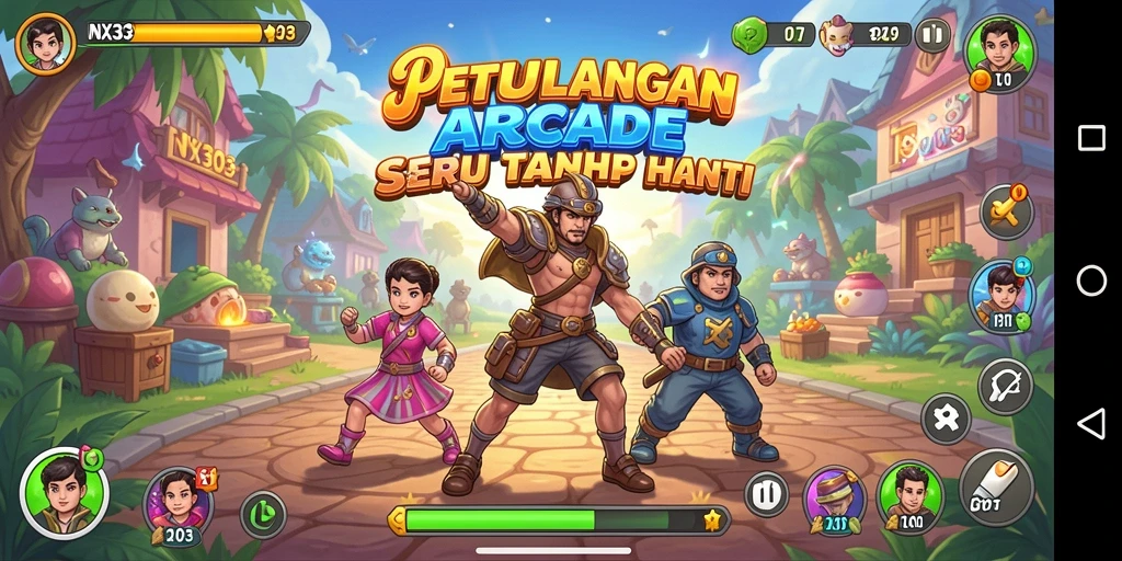 Tampilan gameplay NX303 yang menegangkan dan penuh aksi.