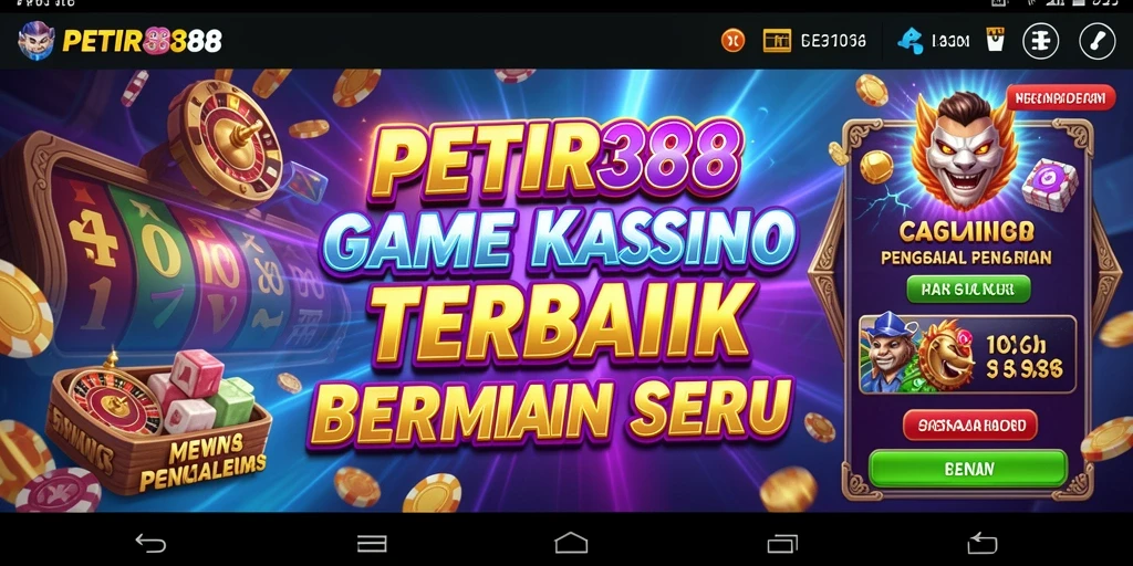 Tampilan permainan Kasino di PETIR388 yang menarik dan mengasyikkan.