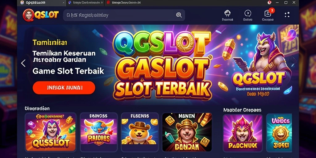 Tampilan menarik dari gameplay Slot QQSLOT yang mengasyikkan.