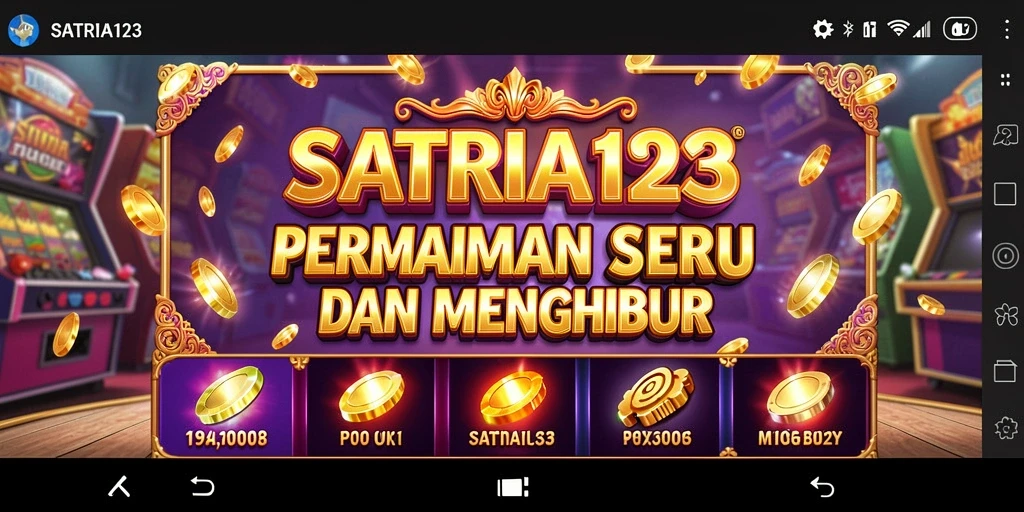 Screenshot gameplay SATRIA123 menunjukkan keseruan bermain Slot.