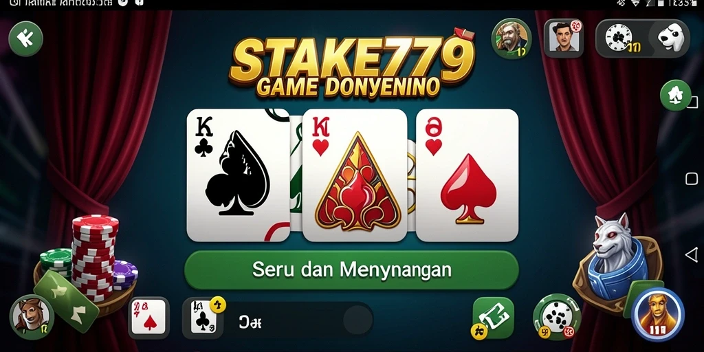 Screenshot gameplay STAKE779 menampilkan keseruan permainan Domino.
