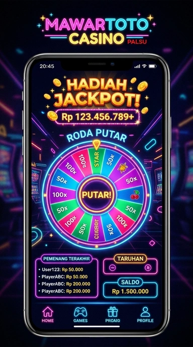Deskripsi antarmuka pengguna di mawartoto yang menarik dan informatif.
